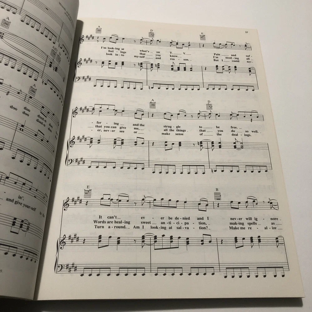 Complete Chart Hits of 91 .Songbook Notenbuch .Piano Vocal Guitar PVG